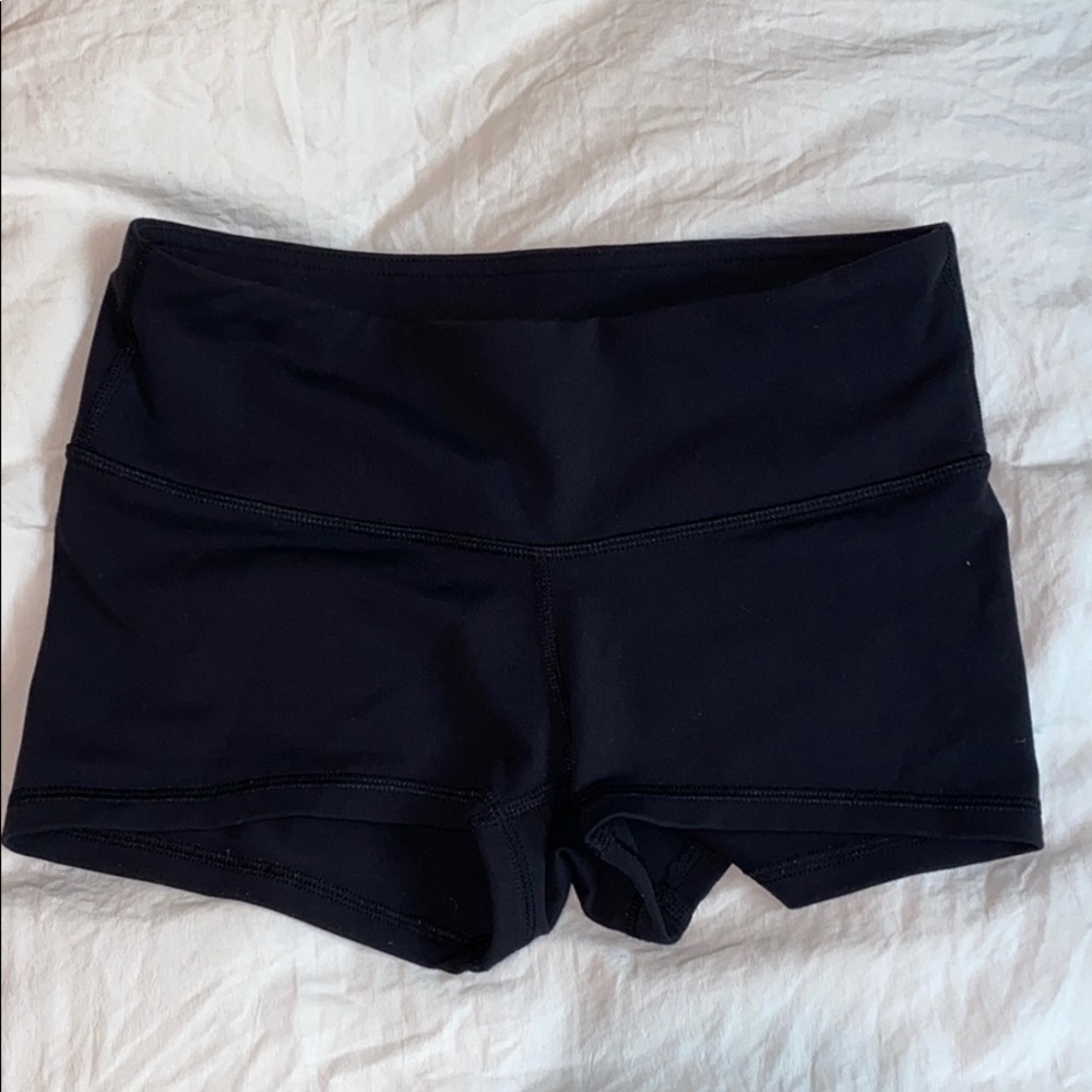 Black Lululemon shorts